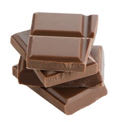 piled pieces of chocolate