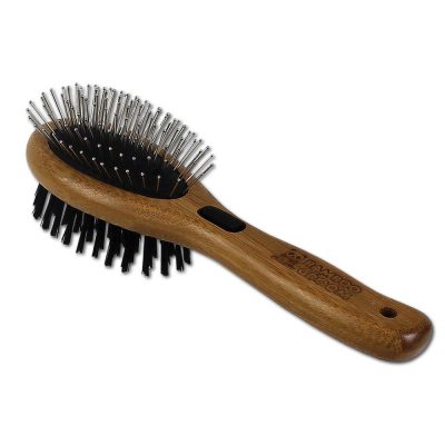 Bamboo Groom Smaall/medium combo grooming brush